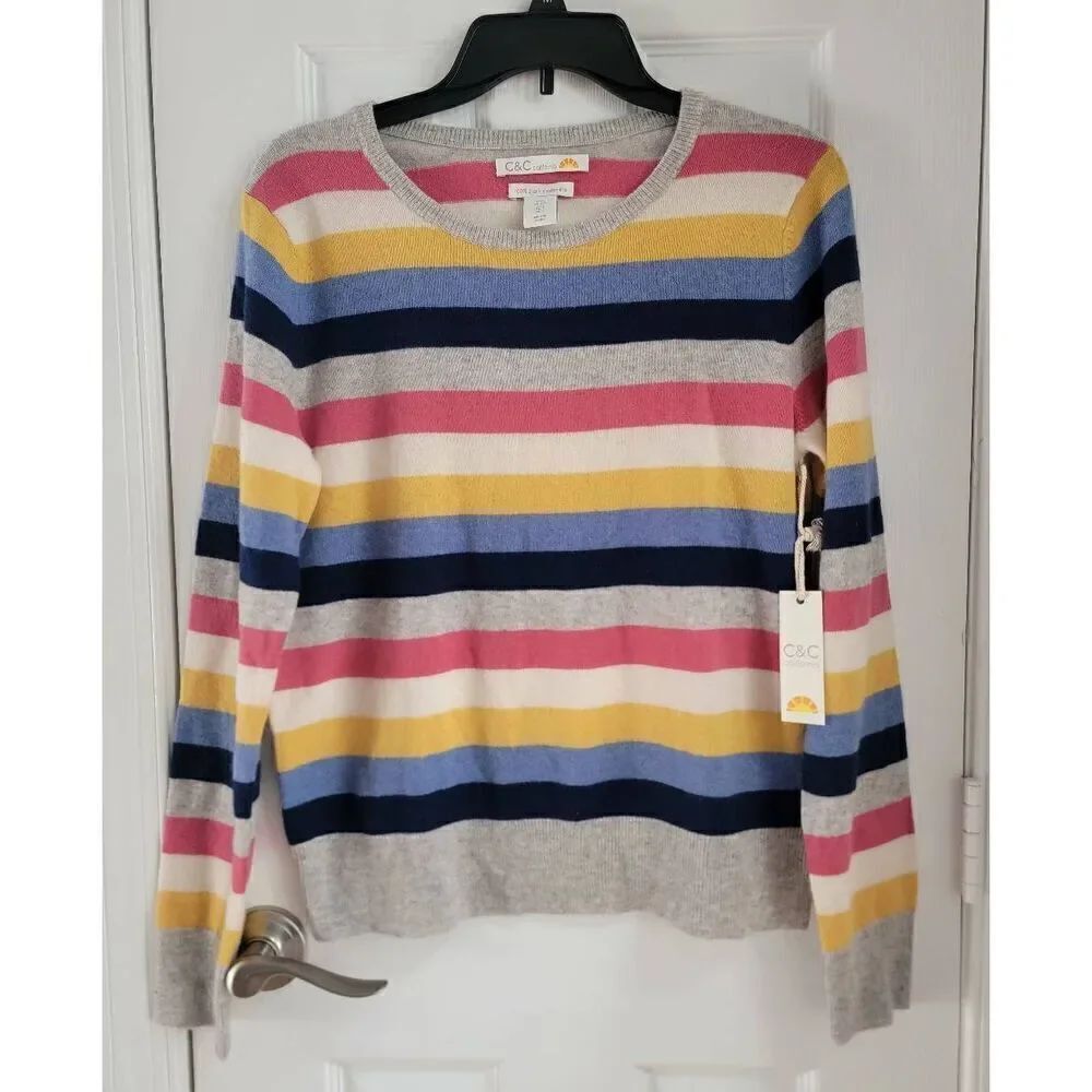 C&C California Cashmere Sweater L NWT